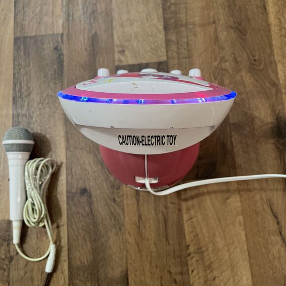 Hello Kitty Disco Party CDG Karaoke Machine CD Player With Microphone, Tested - Picture 7 of 10